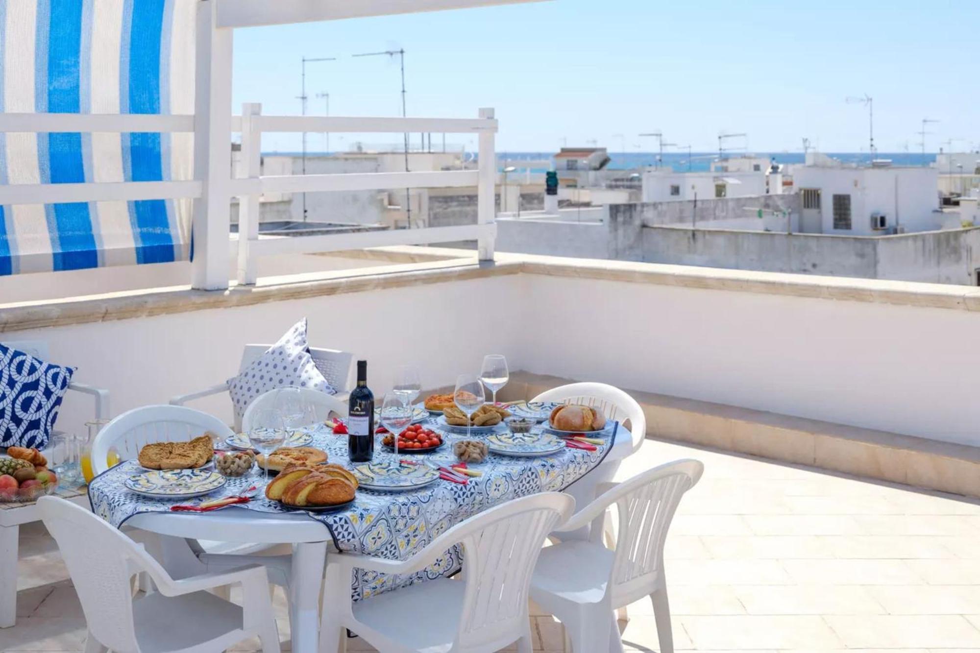 Emerald Residence Sleeps 12 With Sea View Porto Cesareo Esterno foto