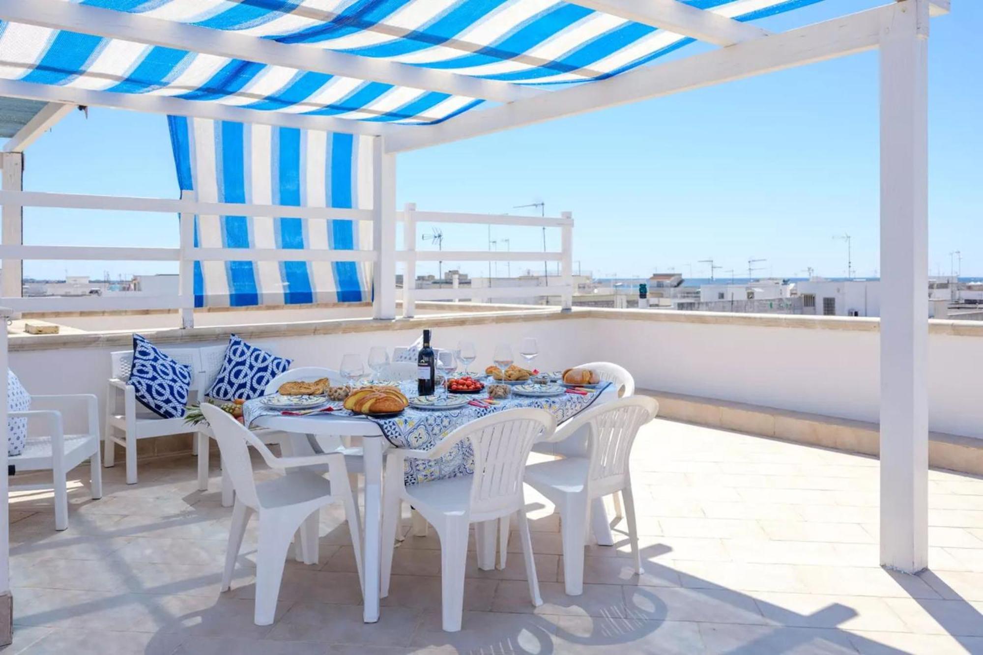 Emerald Residence Sleeps 12 With Sea View Porto Cesareo Esterno foto